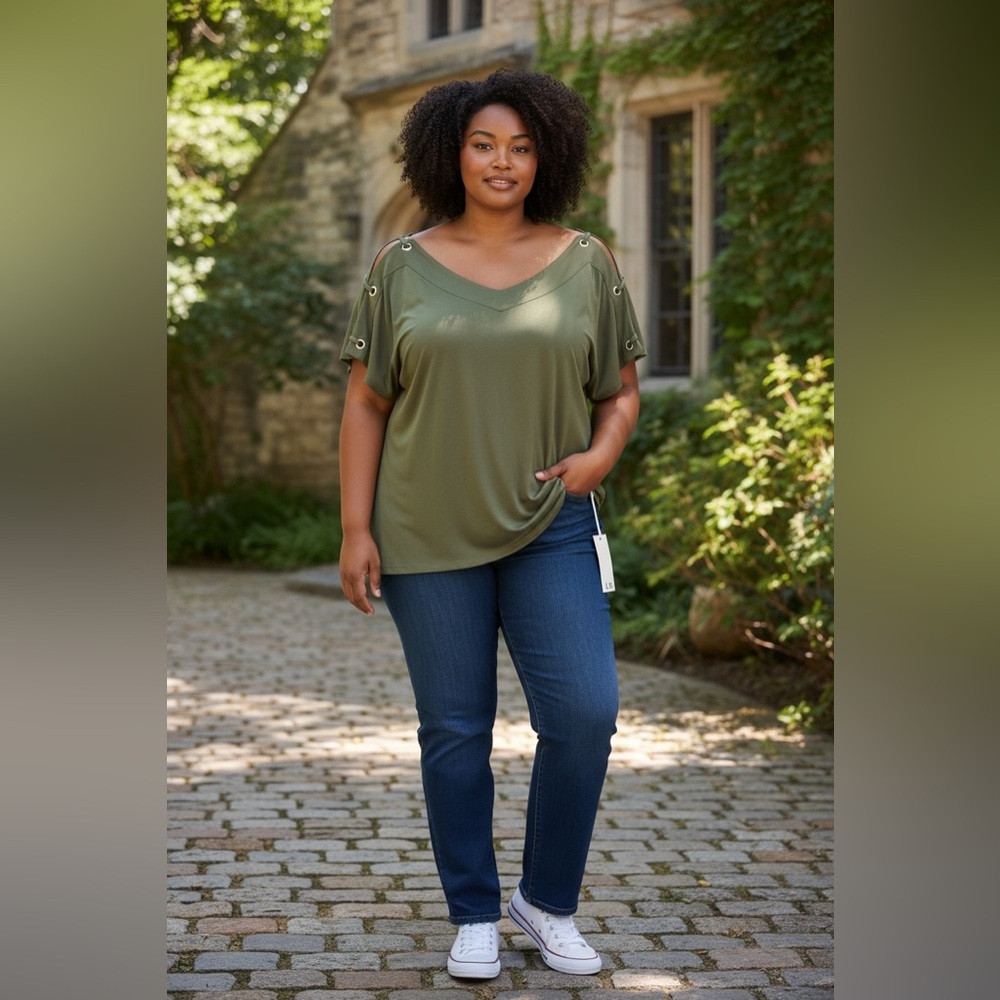 Lynn Ryan Olive Blouse
